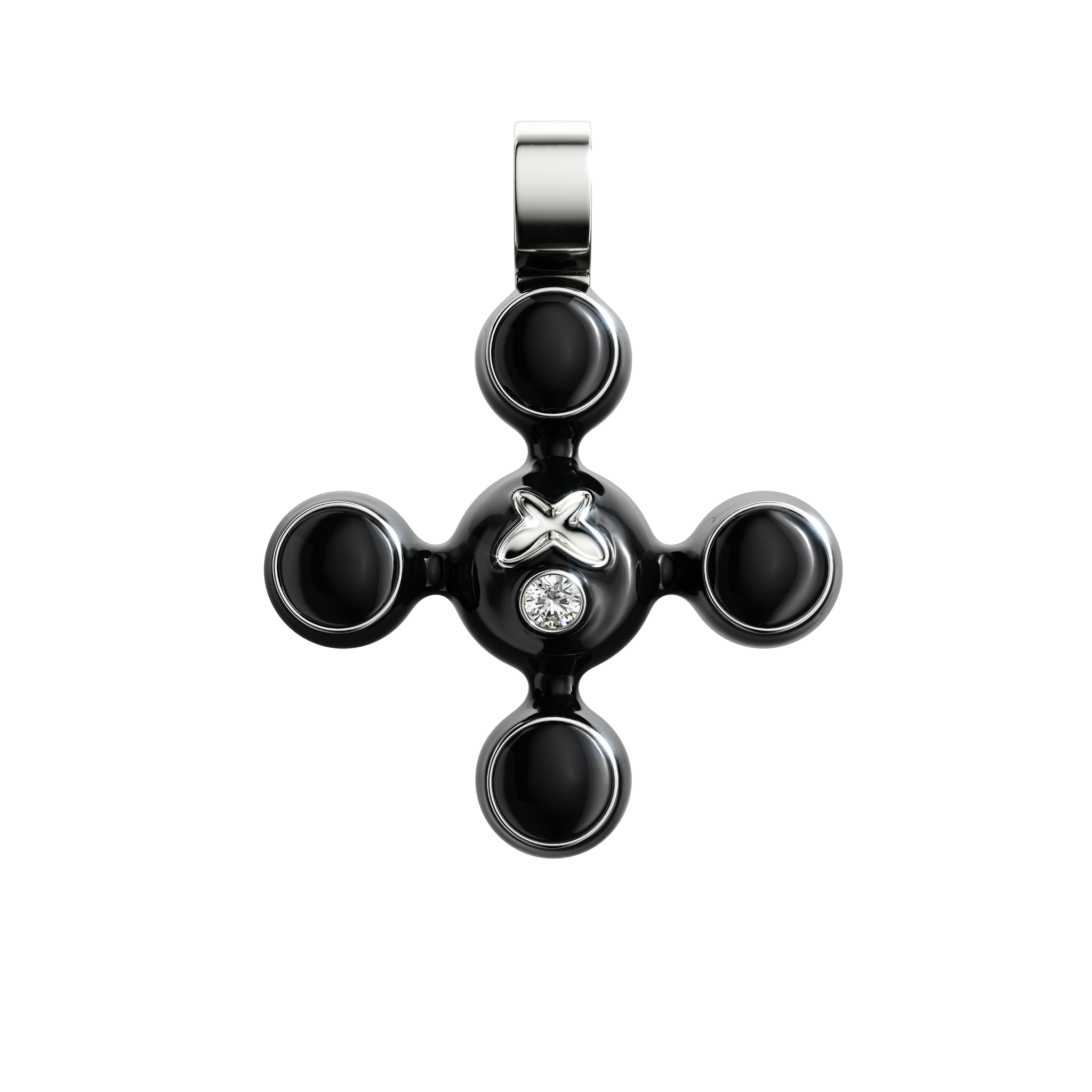 Sphere Cross Pendant